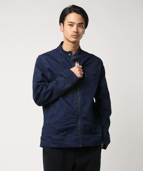 BACK NUMBER(バックナンバー)の「【BACK NUMBER】撥水シングルライダースジャケット(ライダースジャケット・メンズ・ダークブルー・X-LARGE/LARGE/MEDIUM)」の8枚目の写真