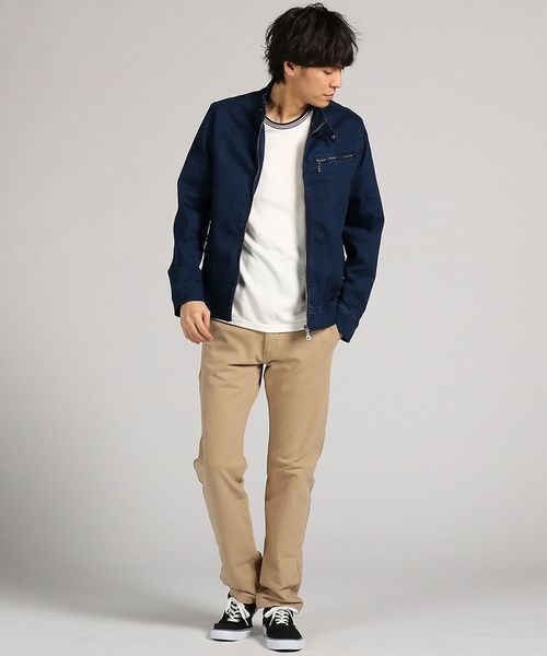 BACK NUMBER(バックナンバー)の「【BACK NUMBER】撥水シングルライダースジャケット(ライダースジャケット・メンズ・ダークブルー・X-LARGE/LARGE/MEDIUM)」の9枚目の写真