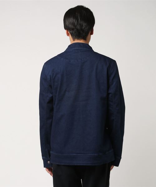 BACK NUMBER(バックナンバー)の「【BACK NUMBER】撥水シングルライダースジャケット(ライダースジャケット・メンズ・ダークブルー・X-LARGE/LARGE/MEDIUM)」の2枚目の写真