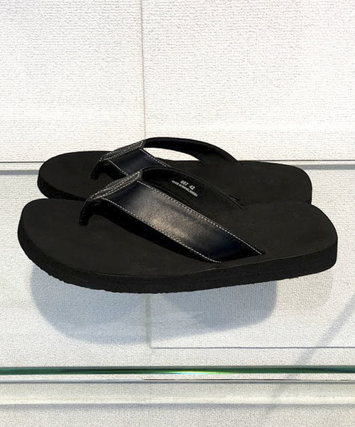BICASH（ビカーシ）の「【BICASH/ビカーシ】レザービーチサンダル/#097（サンダル・メンズ・ブラック/ネイビー/ホワイト/レッド・44/40/42）」の5枚目の写真