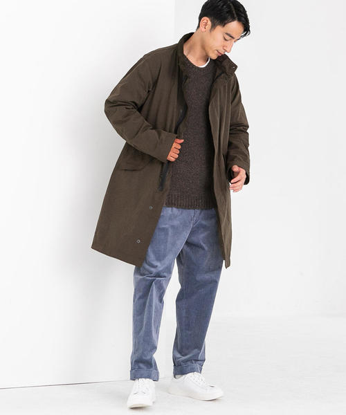 green label relaxing（グリーンレーベルリラクシング）の「SC WO/ALP ブークレ クルー ニット（ニット/セーター・メンズ・ダークグレー/ロイヤルブルー/ブラウン/ネイビー/ワインレッド/オレンジ系その他・M/S/L）」の9枚目の写真