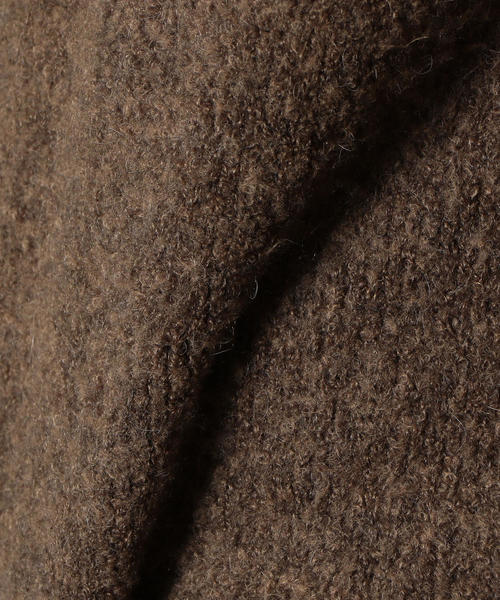 green label relaxing（グリーンレーベルリラクシング）の「SC WO/ALP ブークレ クルー ニット（ニット/セーター・メンズ・ダークグレー/ロイヤルブルー/ブラウン/ネイビー/ワインレッド/オレンジ系その他・M/S/L）」の22枚目の写真