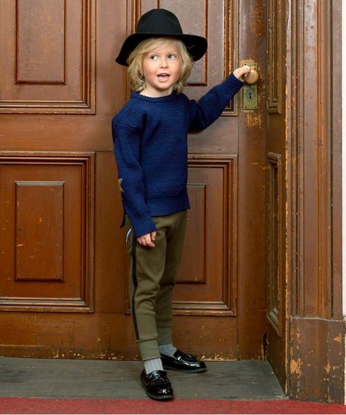 BREEZE(ブリーズ)の「ネット限定 サイドラインテーパードパンツ 9分丈(その他パンツ・キッズ・エンジ/ネイビー/カーキ・90/100/110/120/80/130/95/140)」の6枚目の写真