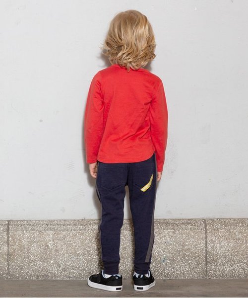 BREEZE(ブリーズ)の「ネット限定 サイドラインテーパードパンツ 9分丈(その他パンツ・キッズ・エンジ/ネイビー/カーキ・90/100/110/120/80/130/95/140)」の10枚目の写真