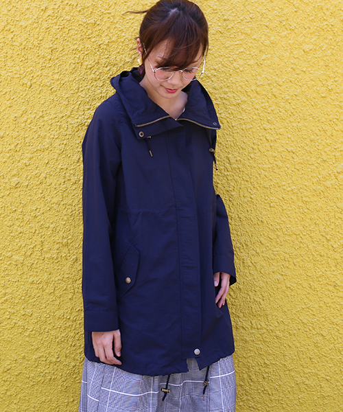 MARBLE WALTS（マーブルワルツ）の「撥水ロング モッズコート（モッズコート・レディース・ベージュ/ネイビー/カーキ/ブラック・M/L）」の8枚目の写真