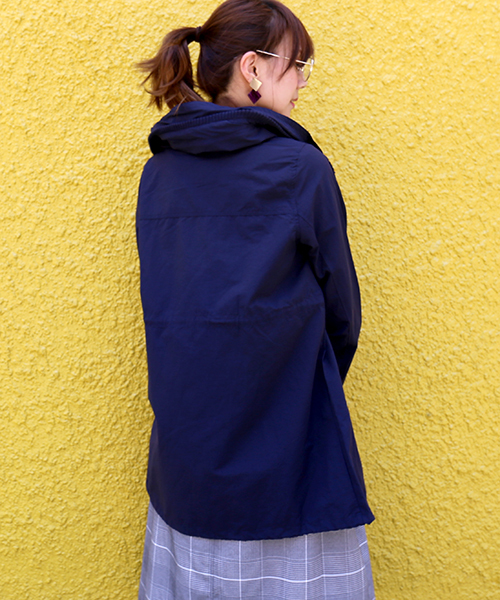 MARBLE WALTS（マーブルワルツ）の「撥水ロング モッズコート（モッズコート・レディース・ベージュ/ネイビー/カーキ/ブラック・M/L）」の10枚目の写真