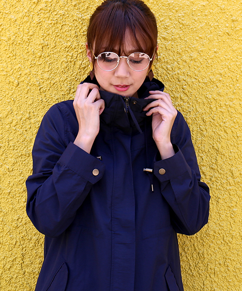 MARBLE WALTS（マーブルワルツ）の「撥水ロング モッズコート（モッズコート・レディース・ベージュ/ネイビー/カーキ/ブラック・M/L）」の11枚目の写真