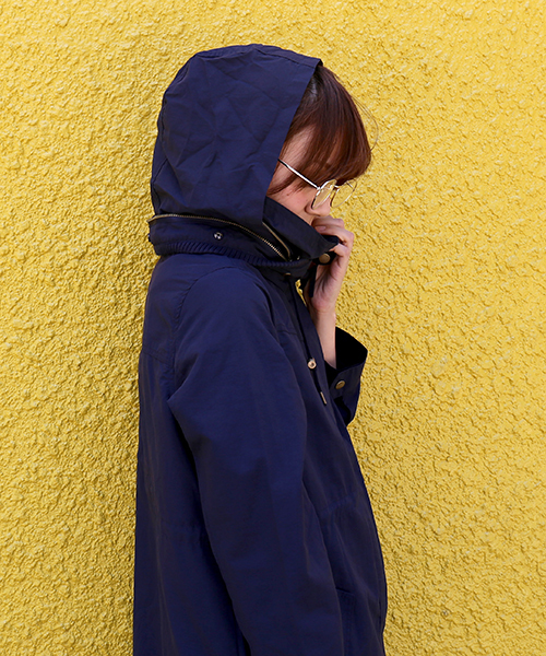 MARBLE WALTS（マーブルワルツ）の「撥水ロング モッズコート（モッズコート・レディース・ベージュ/ネイビー/カーキ/ブラック・M/L）」の14枚目の写真