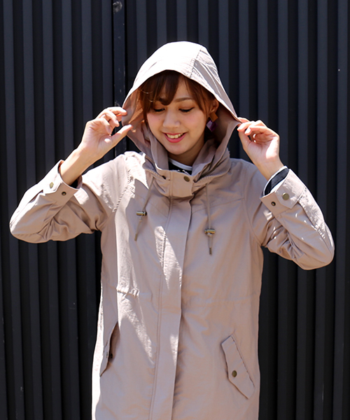 MARBLE WALTS（マーブルワルツ）の「撥水ロング モッズコート（モッズコート・レディース・ベージュ/ネイビー/カーキ/ブラック・M/L）」の17枚目の写真