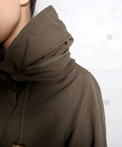 MARBLE WALTS（マーブルワルツ）の「撥水ロング モッズコート（モッズコート・レディース・ベージュ/ネイビー/カーキ/ブラック・M/L）」の22枚目の写真