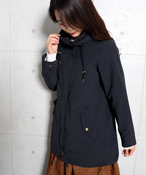 MARBLE WALTS（マーブルワルツ）の「撥水ロング モッズコート（モッズコート・レディース・ベージュ/ネイビー/カーキ/ブラック・M/L）」の18枚目の写真