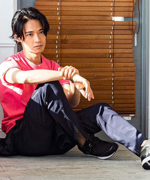 1piu1uguale3 RELAX（ウノピュウノウグァーレトレリラックス）の「1PIU1UGUALE3 RELAX(ウノピゥウノウグァーレトレ)ダブルクロス4WAYストレッチジョガーパンツ（その他パンツ・メンズ・ネイビー/ブラック/カーキ・MEDIUM/LARGE/SMALL/X-LARGE/XX-LARGE）」の12枚目の写真