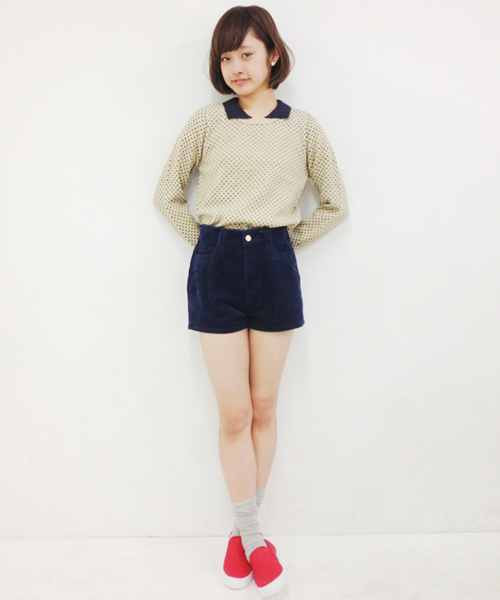 Kastane（カスタネ）の「【Kastane】コーデュロイSPT（その他パンツ・レディース・ライトベージュ/ダークグリーン/オレンジ/ネイビー・MEDIUM/SMALL/LARGE/X-SMALL）」の12枚目の写真