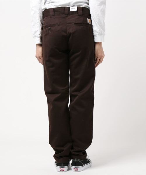 Carhartt WIP（カーハートダブリューアイピー）の「MASTER PANT（チノパンツ・メンズ・ダークブラウン/ブラウン/ブラック/グレー/グリーン/レッド/キナリ・32inch/30inch/28inch/34inch）」の9枚目の写真