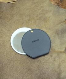 RAYAN（ラヤン）の「レザーミラー/#HG-010（手鏡/メイクミラー）」