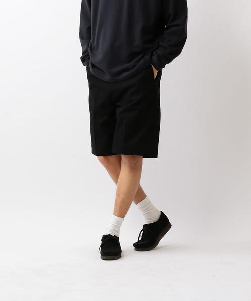 Steven Alan(スティーブンアラン)の「<Steven Alan> DRL SHORT PANTS-BOLD/ショートパンツ(その他パンツ・メンズ・ベージュ/ブラック・LARGE/X-LARGE/SMALL/MEDIUM)」の1枚目の写真