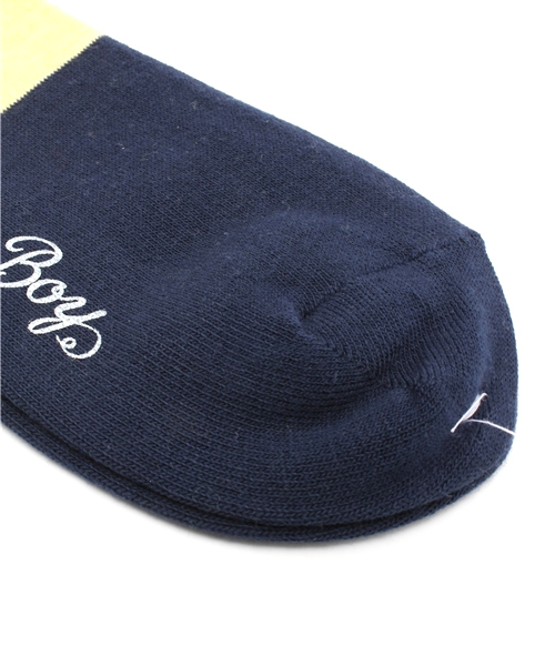 BEAMS BOY（ビームスボーイ）の「BEAMS BOY / パネル クルーソックス（ソックス/靴下・レディース・ホワイト/グレー/ネイビー・ONE SIZE）」の6枚目の写真