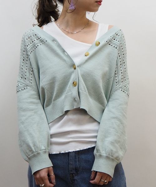 tiptop（ティップトップ）の「アシメリブタンクトップ（タンクトップ・レディース・ブラック/オフホワイト/ベージュ/グリーン/アイボリー・FREE）」の7枚目の写真