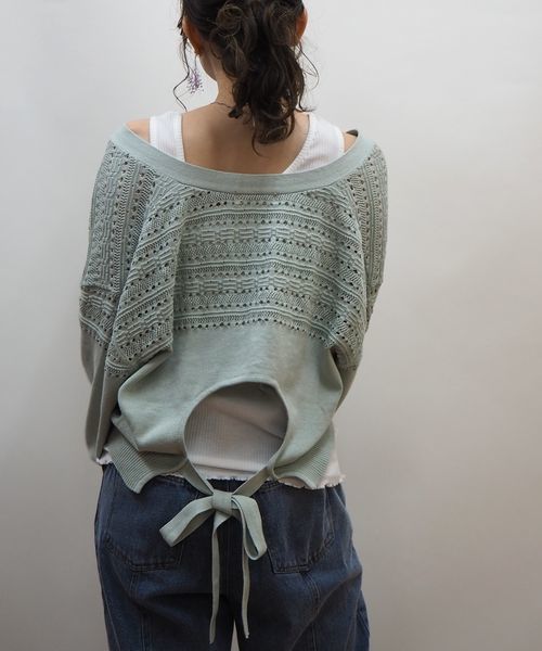 tiptop（ティップトップ）の「アシメリブタンクトップ（タンクトップ・レディース・ブラック/オフホワイト/ベージュ/グリーン/アイボリー・FREE）」の9枚目の写真