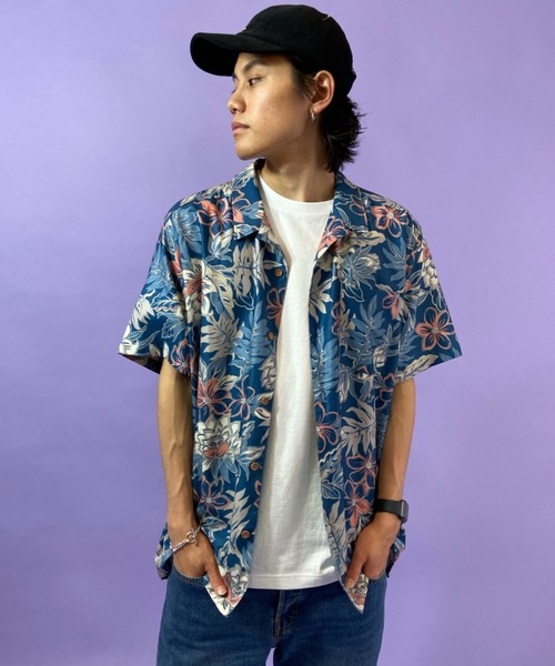 reyn spooner(レインスプーナー)の「【ムラサキスポーツ別注】reyn spooner/レインスプーナー 水陸両用アロハシャツ 74911(シャツ/ブラウス・メンズ・ホワイト/ネイビー・LL/M/L)」の18枚目の写真