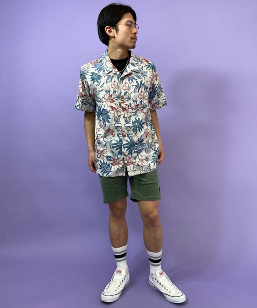 reyn spooner(レインスプーナー)の「【ムラサキスポーツ別注】reyn spooner/レインスプーナー 水陸両用アロハシャツ 74911(シャツ/ブラウス・メンズ・ホワイト/ネイビー・LL/M/L)」の8枚目の写真