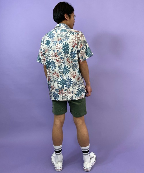 reyn spooner(レインスプーナー)の「【ムラサキスポーツ別注】reyn spooner/レインスプーナー 水陸両用アロハシャツ 74911(シャツ/ブラウス・メンズ・ホワイト/ネイビー・LL/M/L)」の13枚目の写真