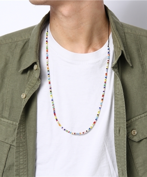 BEAMS(ビームス)の「ROSETTA PRAYER / ビーズ ネックレス(ネックレス・メンズ・ブラック/ネイビー/その他1・ONE SIZE)」の9枚目の写真