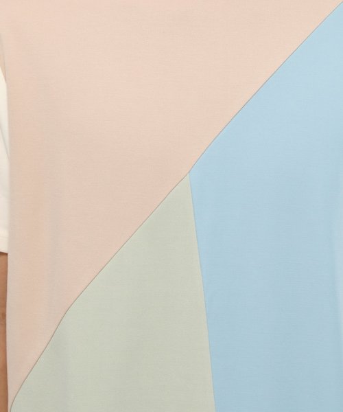 LAKOLE(ラコレ)の「ポンチ切替Tシャツ / LAKOLE(Tシャツ/カットソー・メンズ・ホワイト/ブラック/ネイビー/ベージュ・MEDIUM/LARGE)」の15枚目の写真