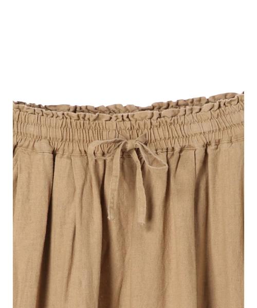 CRAFT STANDARD BOUTIQUE(クラフトスタンダードブティック)の「麻混 イージーワイドパンツ●☆(その他パンツ・レディース・ベージュ/ネイビー/カーキ・M/L)」の16枚目の写真