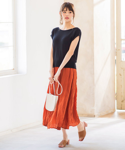 KOBE LETTUCE（コウベレタス）の「太チャンキーヒールメッシュ編みサンダル（サンダル・レディース・ホワイト/ベージュ系その他/キャメル・L/LL/M/S）」の14枚目の写真