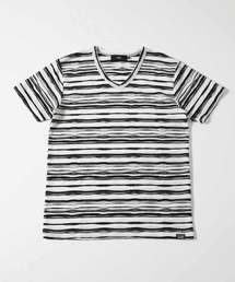 ボーダータックVネックTシャツ BORDER TACK V/N T-SHIRT