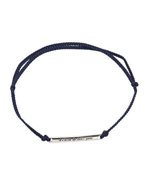 LUXSTYLE（ラグスタイル）の「プレート付きアンクレット（アンクレット・メンズ・ブラック/ホワイト/ブラウン/ネイビー/レッド/ターコイズブルー/グレー/グリーン/オレンジ・FREE）」の6枚目の写真