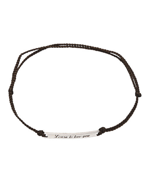 LUXSTYLE（ラグスタイル）の「プレート付きアンクレット（アンクレット・メンズ・ブラック/ホワイト/ブラウン/ネイビー/レッド/ターコイズブルー/グレー/グリーン/オレンジ・FREE）」の4枚目の写真