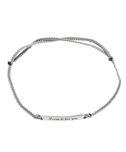 LUXSTYLE（ラグスタイル）の「プレート付きアンクレット（アンクレット・メンズ・ブラック/ホワイト/ブラウン/ネイビー/レッド/ターコイズブルー/グレー/グリーン/オレンジ・FREE）」の3枚目の写真