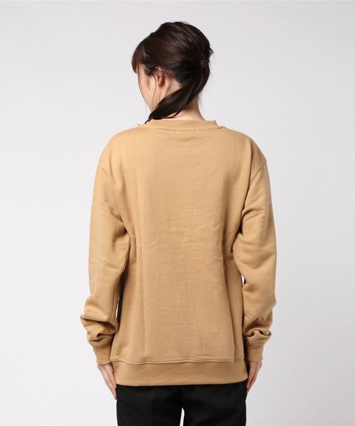 WEGO(ウィゴー)の「WEGO/シンプル刺繍プルオーバー(スウェット・メンズ・ベージュ/ホワイト/ベージュ系その他/ホワイト系その他/ライム・SMALL/MEDIUM/LARGE)」の7枚目の写真