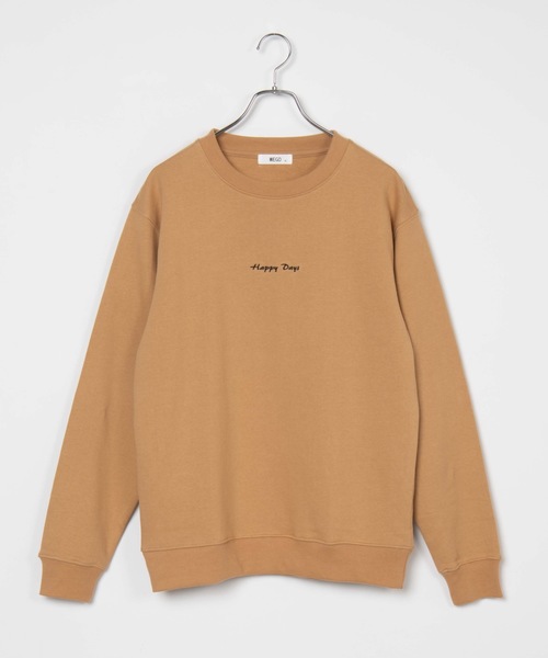 WEGO(ウィゴー)の「WEGO/シンプル刺繍プルオーバー(スウェット・メンズ・ベージュ/ホワイト/ベージュ系その他/ホワイト系その他/ライム・SMALL/MEDIUM/LARGE)」の17枚目の写真