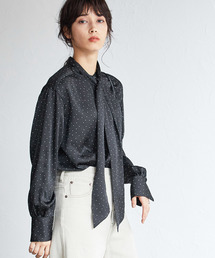 ADAM ET ROPE' | ボウタイ付ブラウス(シャツ/ブラウス)