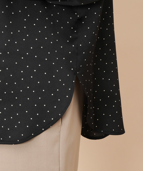 ADAM ET ROPE'（アダムエロペ）の「ボウタイ付ブラウス（シャツ/ブラウス・レディース・ブラック/ベージュ/ライトグリーン・FREE）」の14枚目の写真