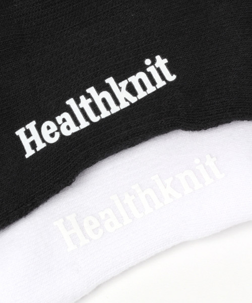 Healthknit（ヘルスニット）の「【Healthknit (ヘルスニット)】刺繍2Pソックス（ソックス/靴下・メンズ・ホワイト・FREE）」の6枚目の写真