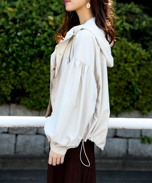 VANNIE U(ヴァニーユー)の「ボリュームスリーブマウンテンパーカー(マウンテンパーカー・レディース・ベージュ/カーキ/モカ・FREE)」の15枚目の写真