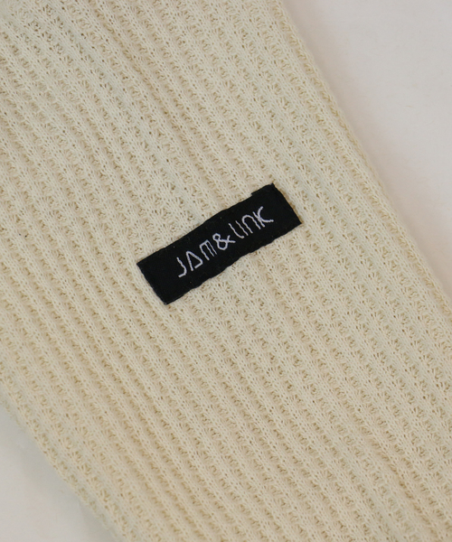 JAM & LINK(ジャムアンドリンク)の「オニワッフルトレーナー(スウェット・キッズ・ネイビー/ブラウン/キナリ・90cm/110cm/100cm/120cm/130cm/140cm/150cm)」の6枚目の写真