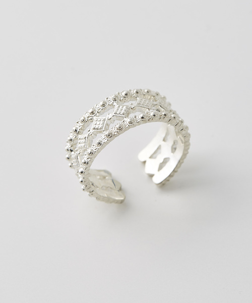 Juha（ユハ）の「LACE RING（リング・メンズ・シルバー・FREE）」の2枚目の写真