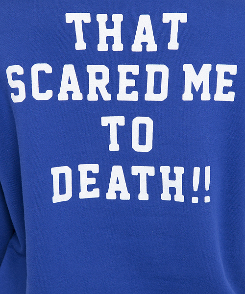 MILKFED.（ミルクフェド）の「SWEAT BIG TOP　（スウェットトップ/クルーネック/バックプリント有/ロゴ）（スウェット・レディース・ブラック/アッシュグレー/ブルー・SMALL/MEDIUM）」の7枚目の写真