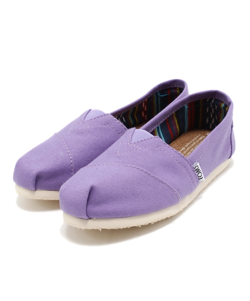 TOMS（トムス）の「トムス ウィメンズ クラシックキャンバス スリッポン TOMS W CLSC Canvas（スニーカー・レディース・ネイビー/ブラック/アッシュ/レッド/オフホワイト/ベージュ/オレンジ/オリーブ/ブラウン/ライトブルー/パープル・23cm/24cm/23.5cm/24.5cm/22cm/22.5cm）」の10枚目の写真