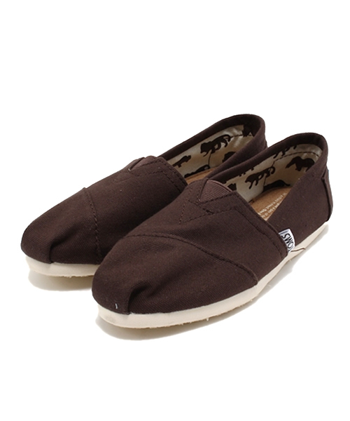 TOMS（トムス）の「トムス ウィメンズ クラシックキャンバス スリッポン TOMS W CLSC Canvas（スニーカー・レディース・ネイビー/ブラック/アッシュ/レッド/オフホワイト/ベージュ/オレンジ/オリーブ/ブラウン/ライトブルー/パープル・23cm/24cm/23.5cm/24.5cm/22cm/22.5cm）」の5枚目の写真