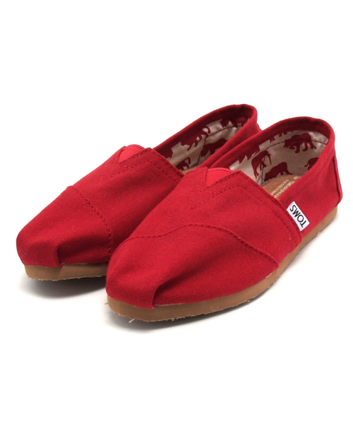 TOMS（トムス）の「トムス ウィメンズ クラシックキャンバス スリッポン TOMS W CLSC Canvas（スニーカー・レディース・ネイビー/ブラック/アッシュ/レッド/オフホワイト/ベージュ/オレンジ/オリーブ/ブラウン/ライトブルー/パープル・23cm/24cm/23.5cm/24.5cm/22cm/22.5cm）」の11枚目の写真