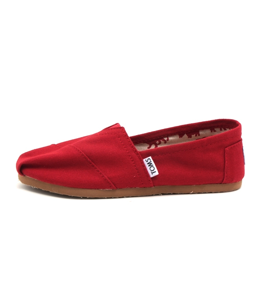 TOMS（トムス）の「トムス ウィメンズ クラシックキャンバス スリッポン TOMS W CLSC Canvas（スニーカー・レディース・ネイビー/ブラック/アッシュ/レッド/オフホワイト/ベージュ/オレンジ/オリーブ/ブラウン/ライトブルー/パープル・23cm/24cm/23.5cm/24.5cm/22cm/22.5cm）」の14枚目の写真