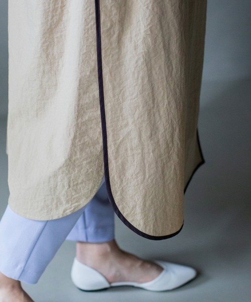 MARECHAL TERRE（マルシャルテル）の「パイピングコート（トレンチコート・レディース・ベージュ/ネイビー/ホワイト系その他・SMALL/MEDIUM）」の12枚目の写真