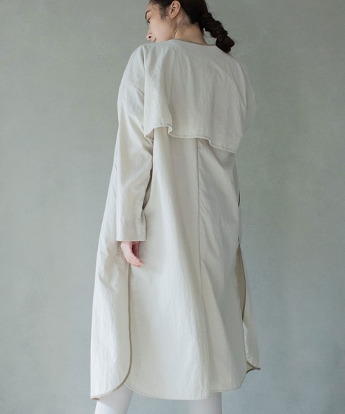 MARECHAL TERRE（マルシャルテル）の「パイピングコート（トレンチコート・レディース・ベージュ/ネイビー/ホワイト系その他・SMALL/MEDIUM）」の17枚目の写真