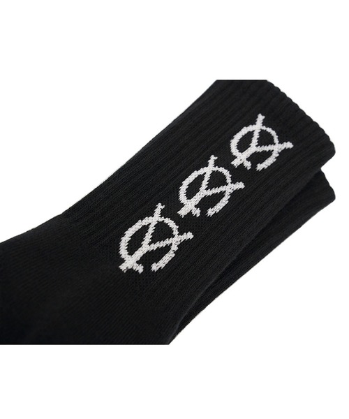 OY(オーワイ)の「テープロゴソックス/靴下(ソックス/靴下・メンズ・ブラック/ホワイト・FREE)」の8枚目の写真